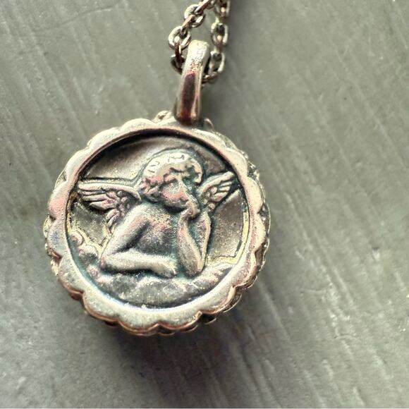 Mariana Swarovski Crystal Guardian Angel Pendant Necklace - Picture 5 of 15